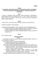 Nacrt zakona o izmjenama i dopunama Zakona o finansijskom lizingu, faktoringu, otkupu potraživanja, mikrokreditiranju i kreditno-garantnim poslovima