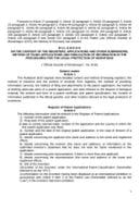 Rulebook on the content of the registers, applications and other submissions, method of filing applications and publication of information for inventions