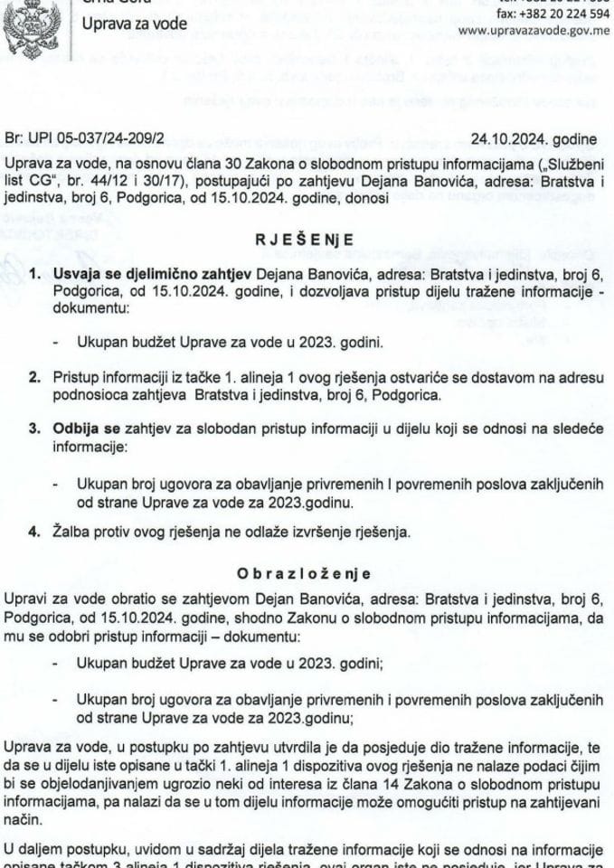 Rješenje SPI 05-037-24-209-2