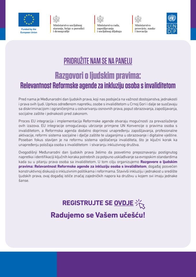 Agenda - Razgovori o ljudskim pravima