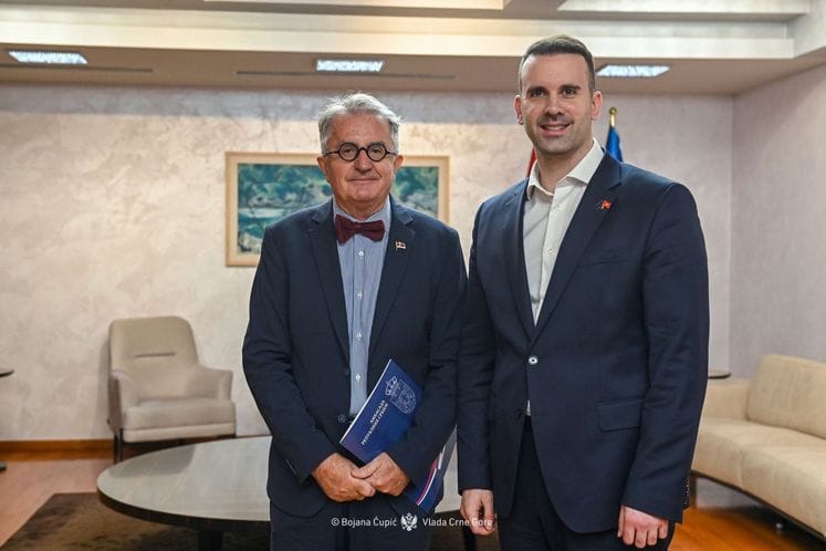 Milojko Spajić - Nebojša Rodić, ambasador Srbije