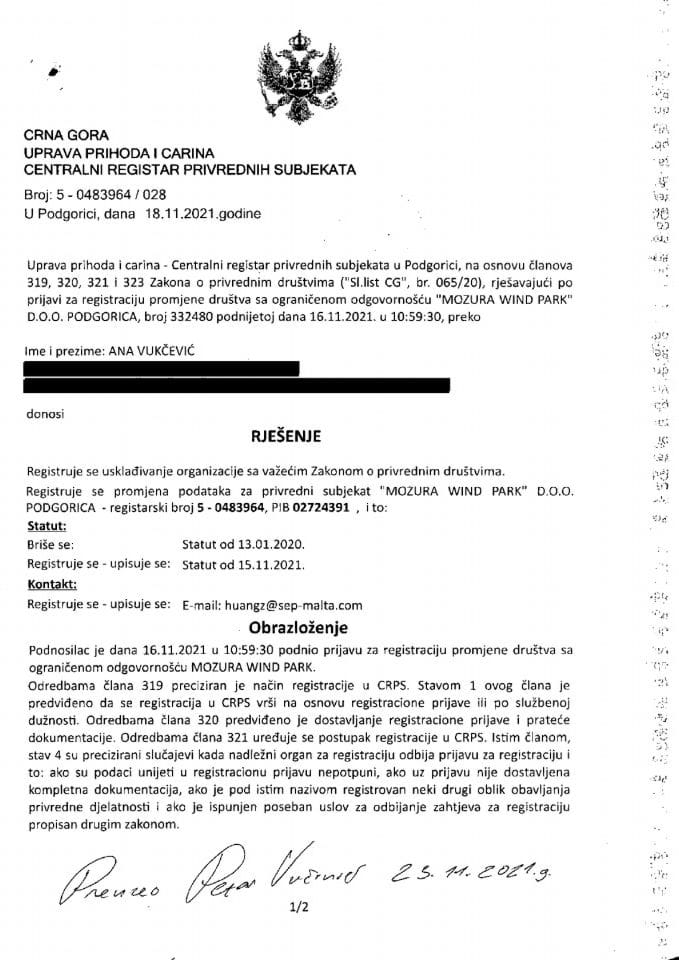 Информација И 05/02-УП-17/6-24