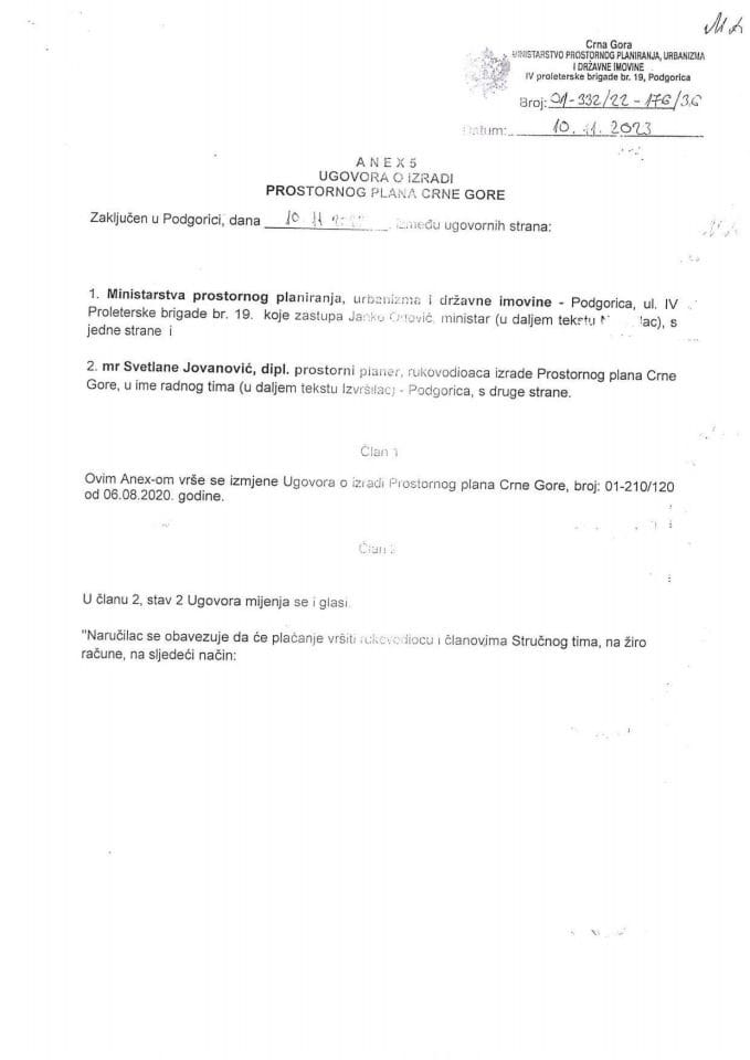 Informacije kojima je po zahtjevu za slobodan pristup informacijama pristup odobren - NVO MANS PPCG Ugovor Informacija