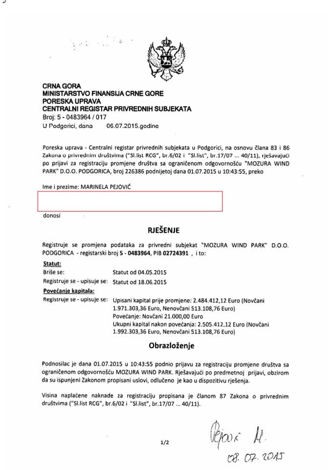 Информација XXИИИ 05/02-УП-17/6-24