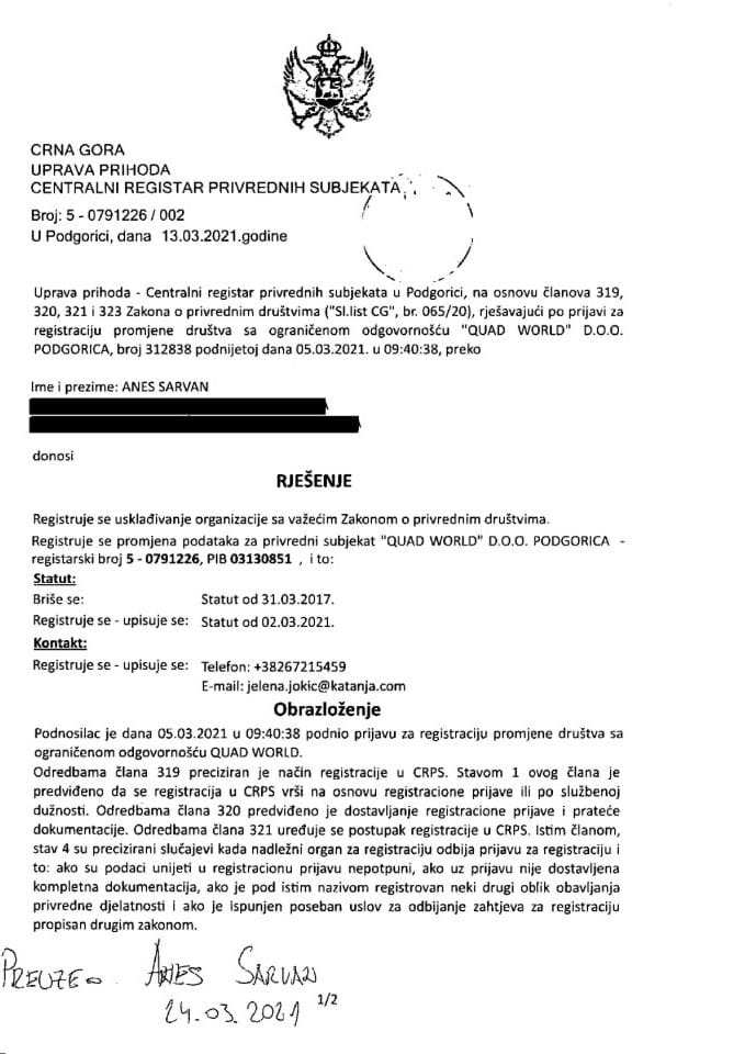 Информација ИИ 05/02-УП-70/6-24