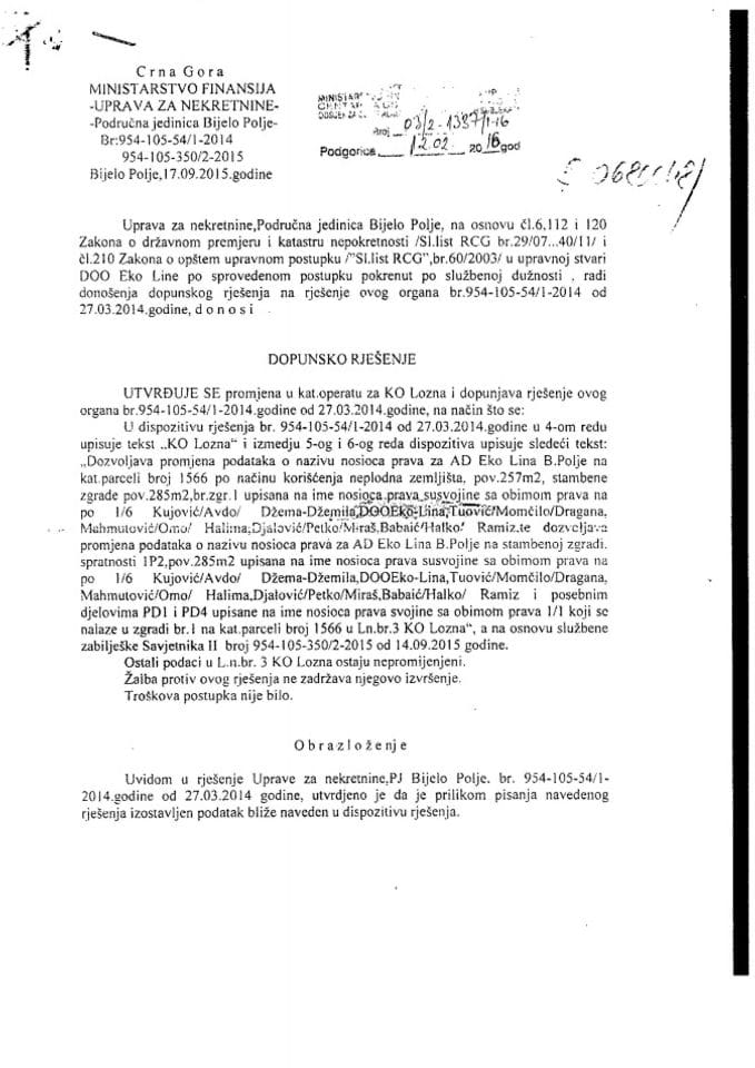 Informacija I 05/02-UP-53/6-24