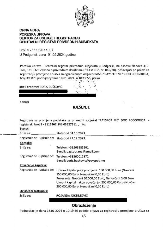 Информација ВИИ 05/02-УП- 23/6-24