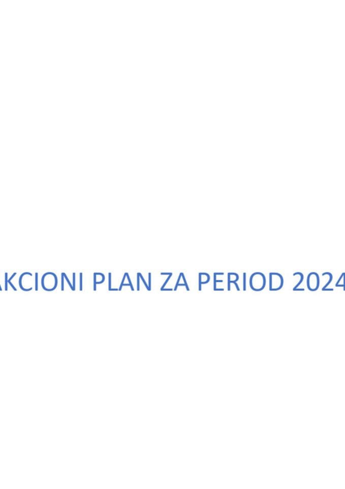 Akcioni plan uz Nacionalnu strategiju razvoja digitalnog zdravlja za period 2024-2025.