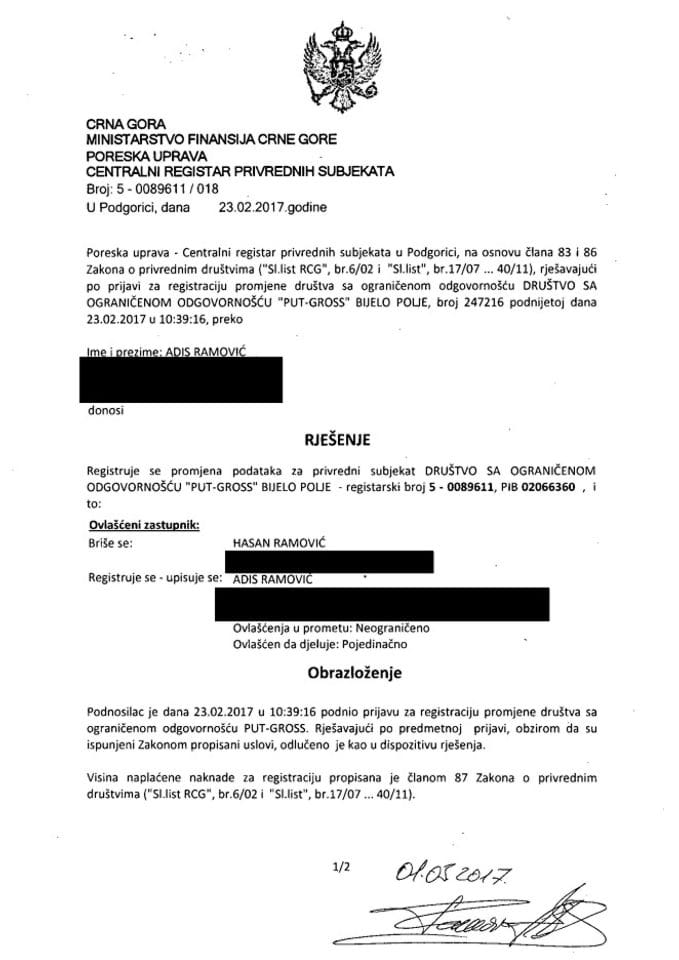 Информација XВИИИ 05/02-УП-52/6-24