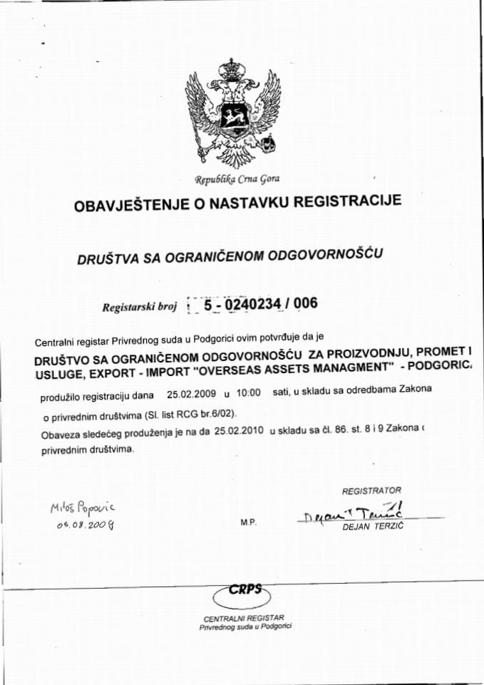 Informacija VI 05/02-UP-118/6-24