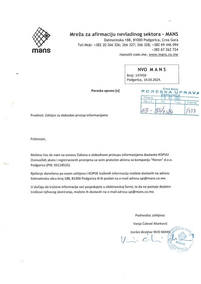 Rješenje 05/02-UP-95/2-24