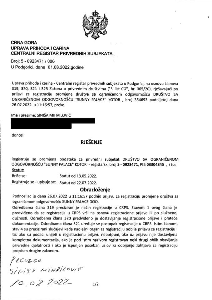 Informacija VI 05/02-UP-168/5-24