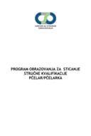 Program obrazovanja za sticanje stručne kvalifikacije pčelar/pčelarka