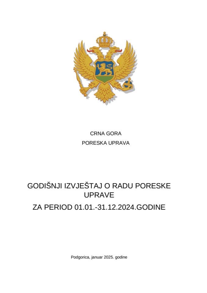 Годишњи извјештај о раду ПУ 2024. годину