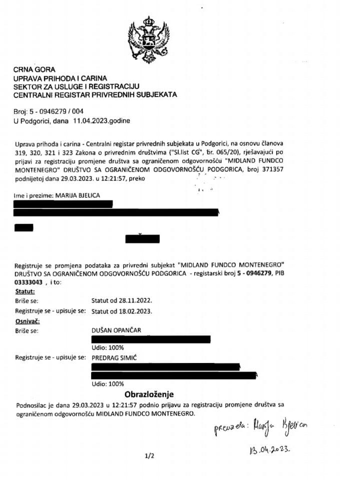 Информација ИВ  05/02-УП-141/6-24