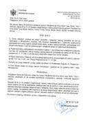 Odluka o prijemu stranaka i rasporedu radnog vremena za rad sa strankama u Pisarnici Ministarstva turizma