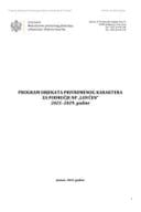 Program objekata privremenog karaktera za područje NP Lovcen 2025-2029 godine