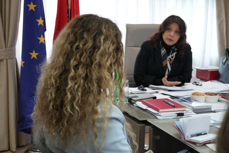 Ministar turizma Simonida Kordić sastala se sa šeficom višedržavne kancelarije UNOPS-a Mikelom Telatin.
