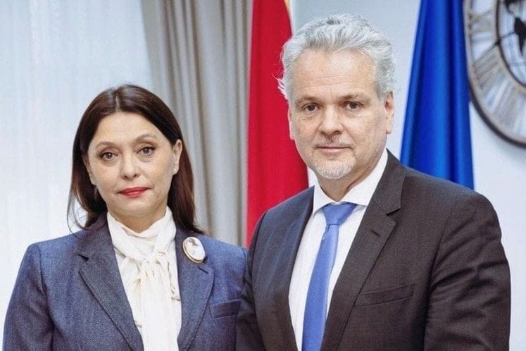 Ministar turizma Simonida Kordić sastala se sa ambasadorom Evropske unije u Crnoj Gori Johanom Satlerom.