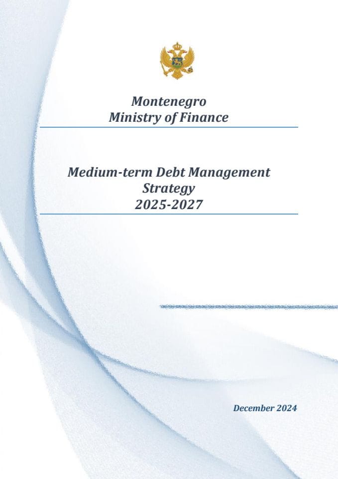 Montenegro Medium-term Debt Management Strategy 2025-2027