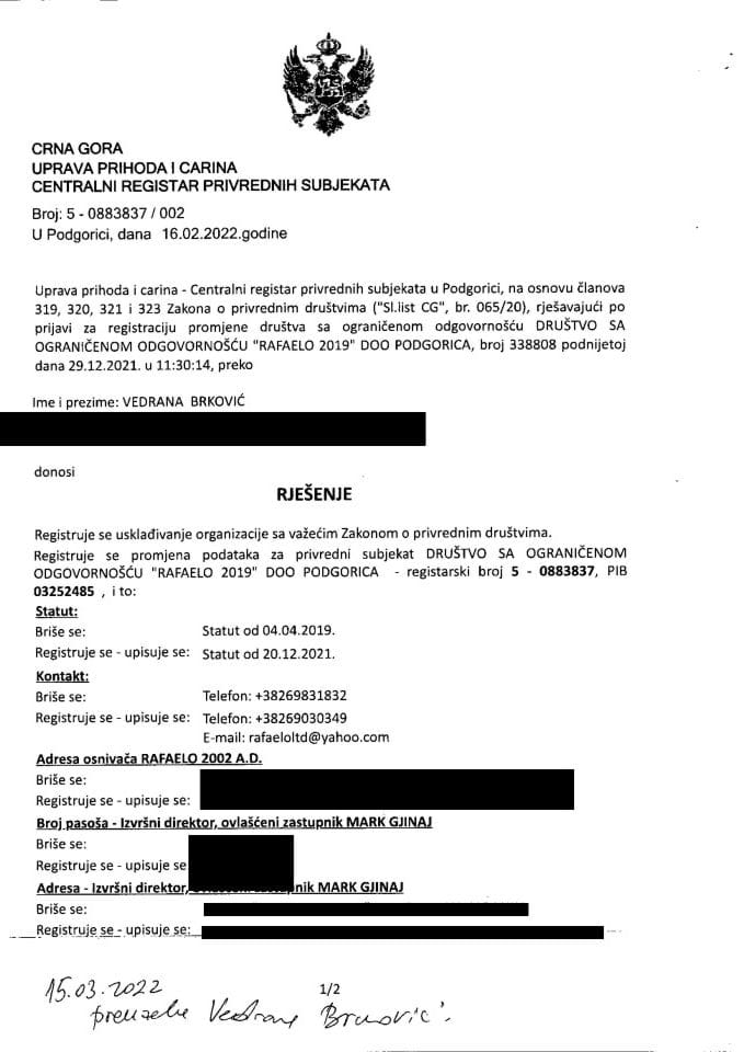 Информација ИИ 05/02-УП-293/4-24