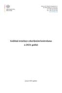 Годишњи извјештај о обављеним контролама у 2024. години