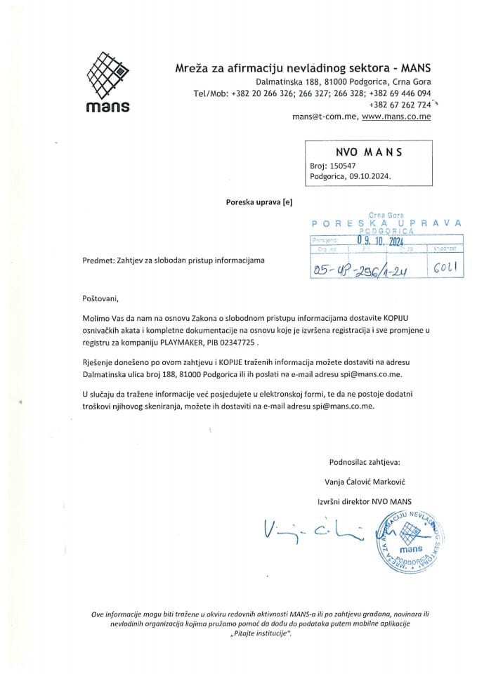 Rješenje 05/02-UP-296/2-24