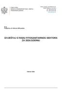 Izvještaj fitosanitarnog Sektora za 2024. godinu