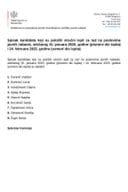 Spisak kandidata koji su polozili ispit 24.02.2025. godine