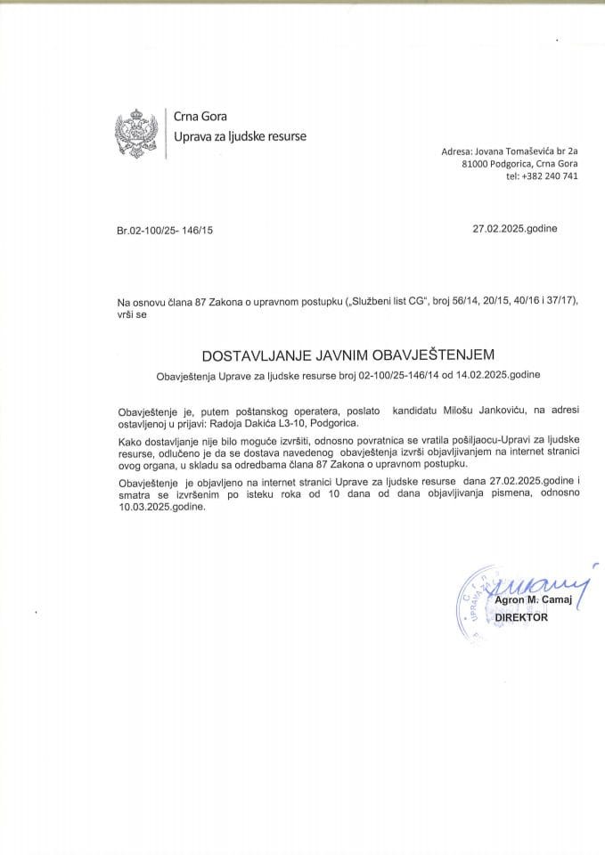 27.02.2025-10.03.2025_02-100-24-3210-3_04.11.2024_MINPOLJŠV_MilošJanković