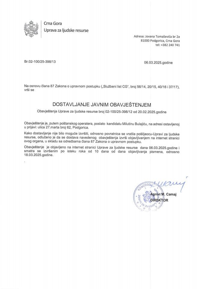 13.12.2024_02-100-24-3514-3_MINSPO_Milutin Bulajic