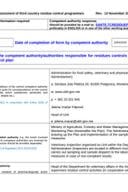 Opis sistema kontrole rezidua