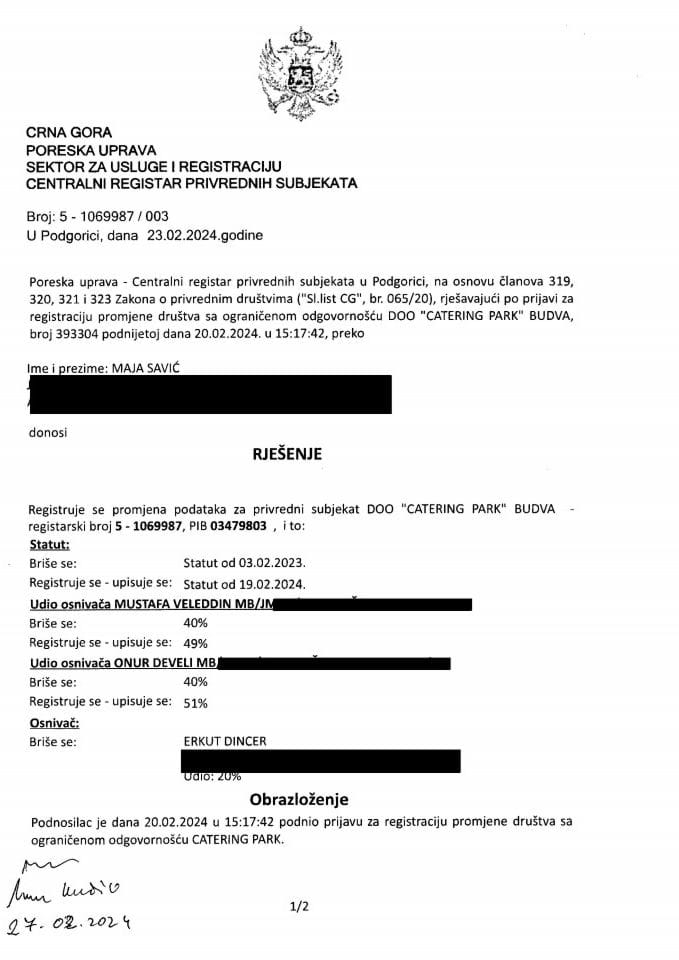 Информација ИИИ 05/02-УП-335/5-24