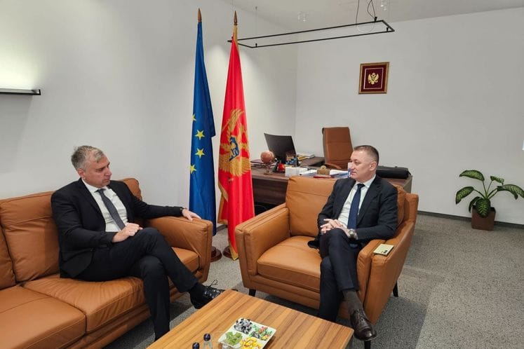 Sastanak ministra Damira Gutića s ambasadorom BiH Branimirom Jukićem
