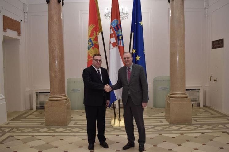 Bilateral Political Consultations Held Between Montenegro and Croatia