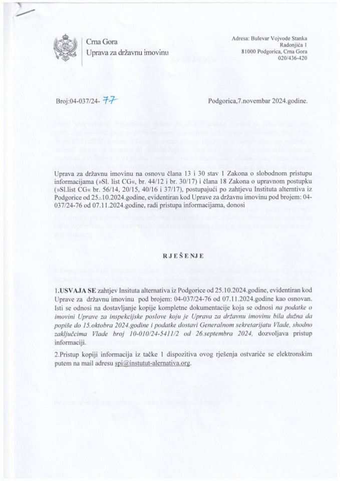 Rješenje - 04-037-24-77