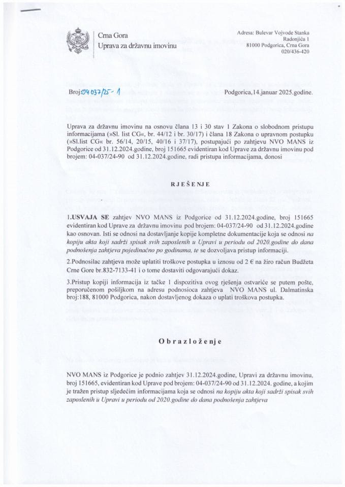 Rješenje - 04-037-25-1