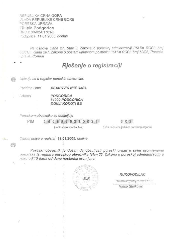 Информација 05/02-УП-2000/4-23