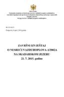 Завршни извјештај несреће ваздухоплова АТ802А на Скадарском језеру 21. 7. 2015. године