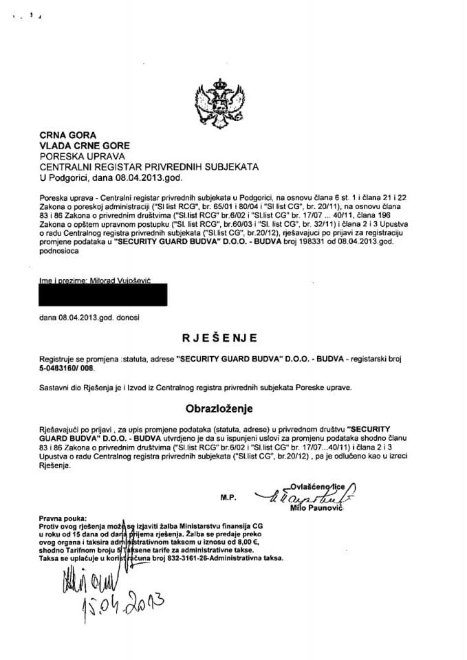 Informacija VIII 05/02-UP-40/3-24