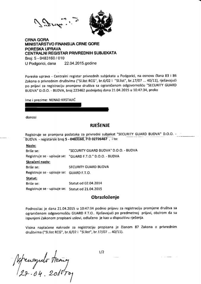 Informacija XI 05/02-UP-40/3-24