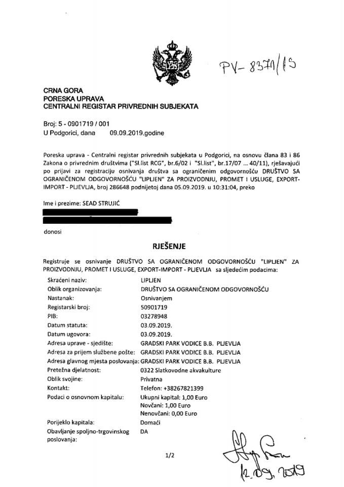 Информација И 05/00-УП-146/4-24