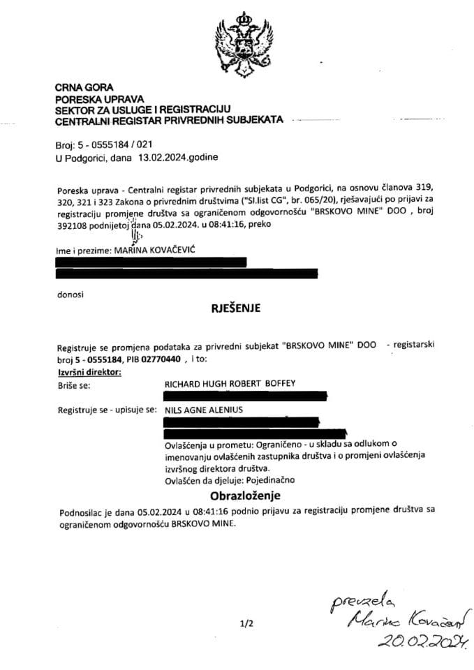 Informacija VII 05/02-UP-55/4-24