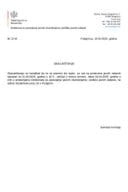 Obavjestenje o promjeni termina polaganja strucnog ispita