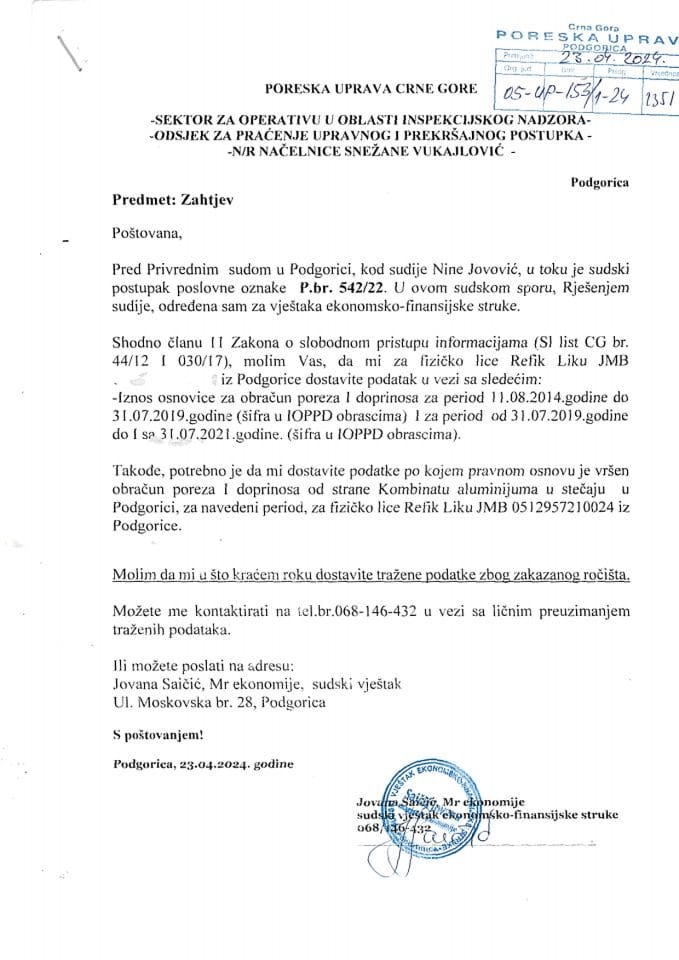 Rješenje 05/02-UP-153/2-24