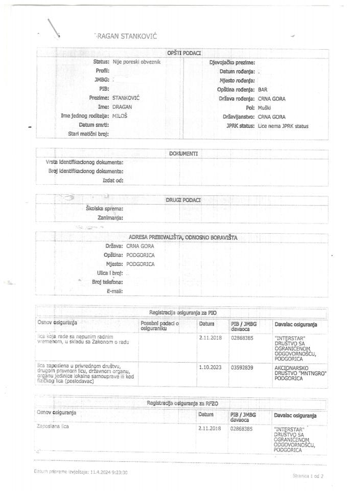 Информација 05/02-УП-122/4-24