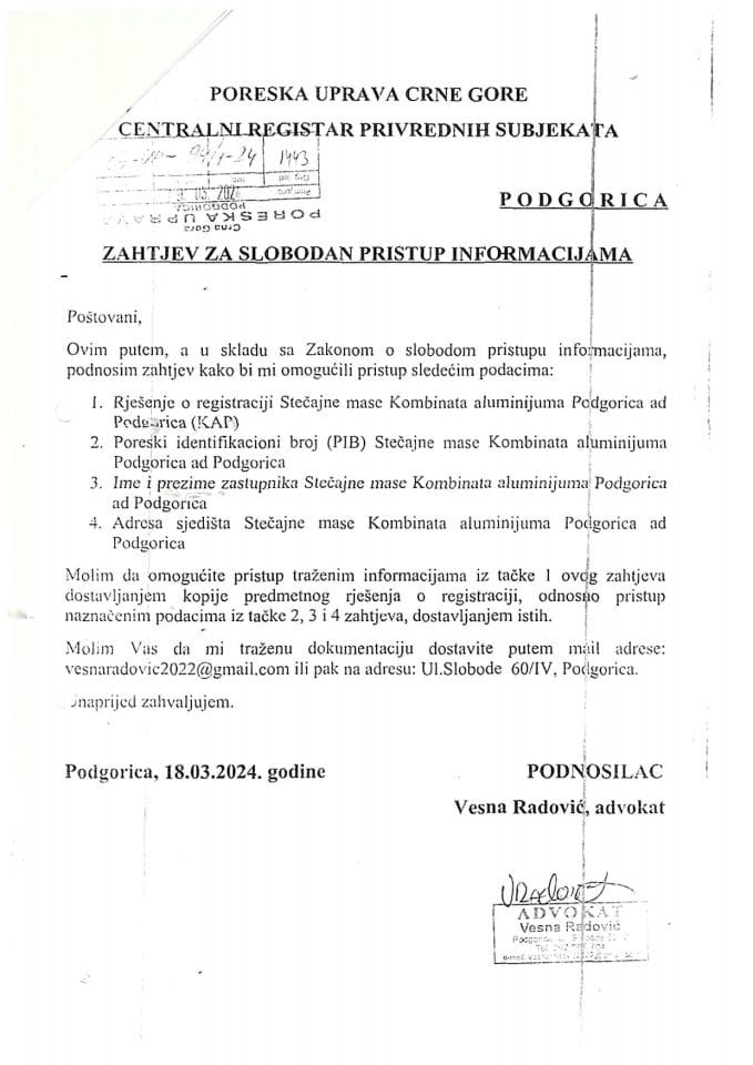 Rješenje 05/02-UP-94/2-24