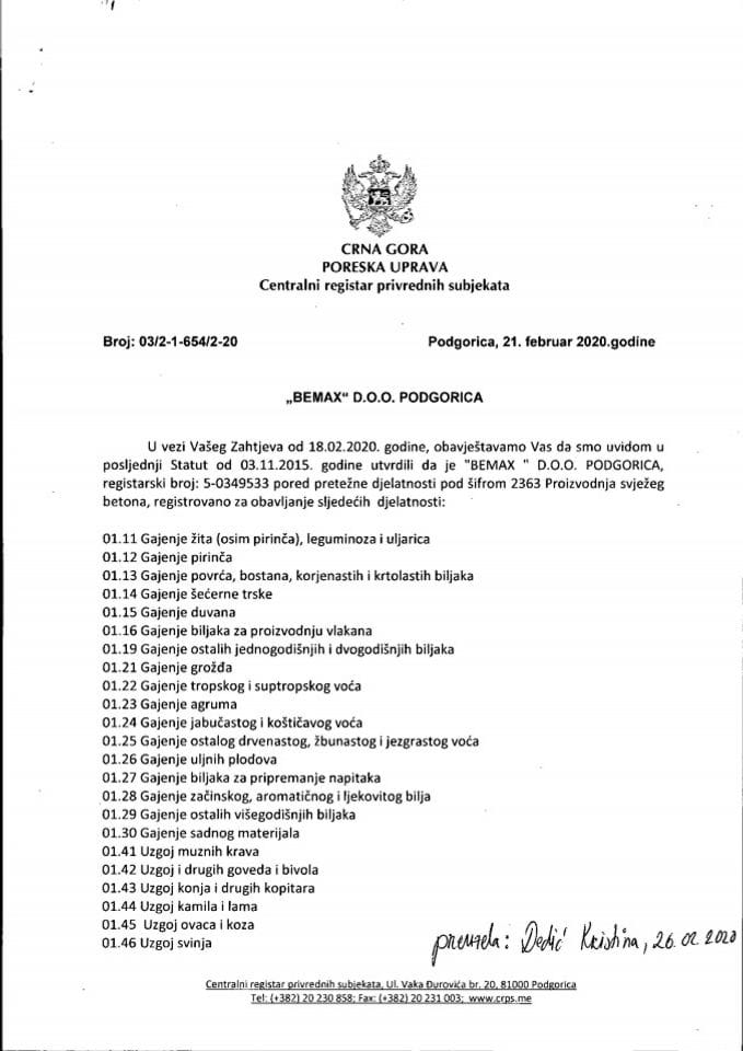 Информација И 05/02-УП-38/4-24