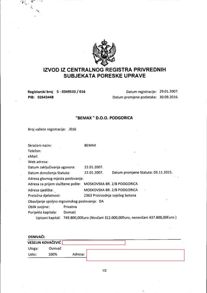 Информација ИИ 05/02-УП-38/4-24
