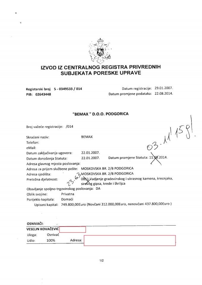 Информација XВИИ 05/02-УП-38/4-24